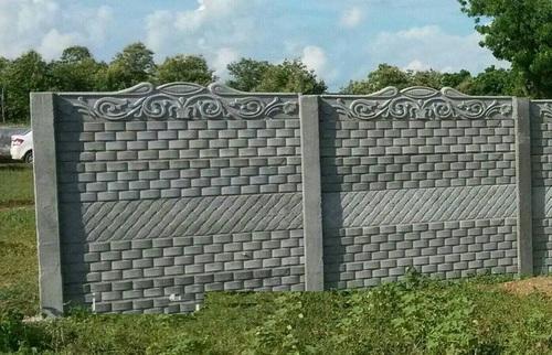 Ready Made Compound Wall - Durable Material, Secure Dimensions, Attractive Design | Ideal for Safety of Commercial and Residential Premises