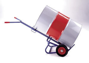 Stainless Steel Ms Drum Trolley With 400 Kg Capacity