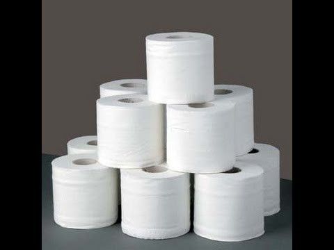 Plain Toilet Tissue Roll