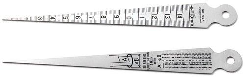 Taper Gauge Use to measure Gap Between Two Part