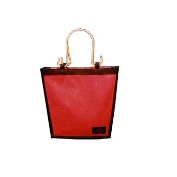 Red Jute Fashion Bag