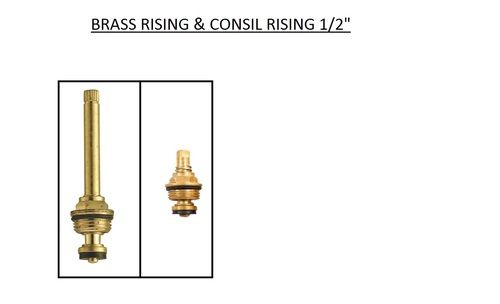 Brass Rising and Consil Rising 1/2"