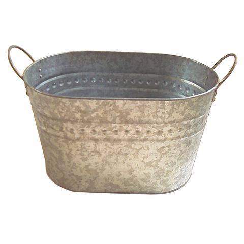 Galvanized Oval Shape Bucket