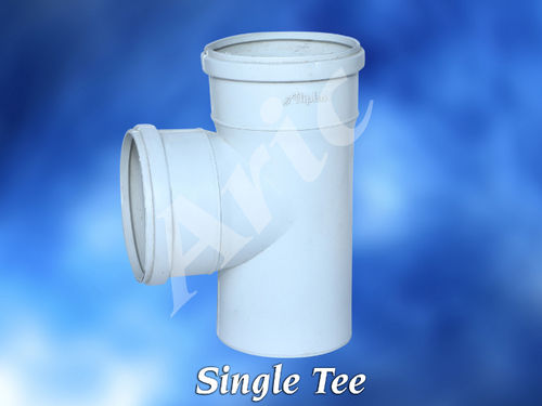 White Leak Free Polypropylene And Pvc Single Tee 