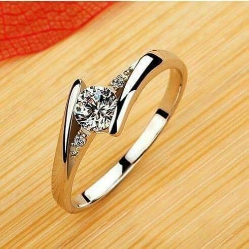 Stainless Steel Sterling Silver 925 Ladies Rings