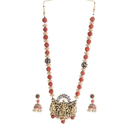 Temple Terracotta Necklace Set Gender: Women