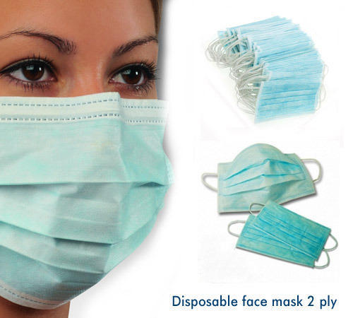 Disposable Face Mask 2 Ply