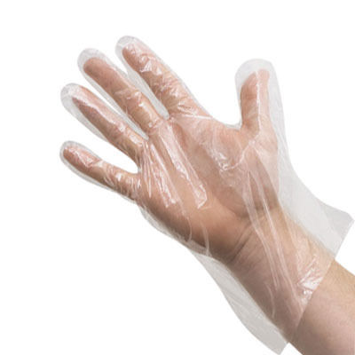 Disposable Plastic Gloves - 100 Units, Transparent, Soft & Lint-Free, Anti-Fungal, Ideal for Household Cleaning, Food Preparation, and Pet Care