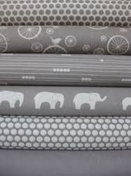 High Quality Printed Grey Fabric