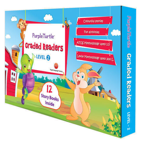 Purple Turtle English Graded Reader Level 2 Books