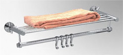 Designer Silver Towel Rack