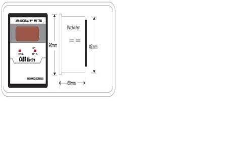 Digital Three Phase KVAR Meter