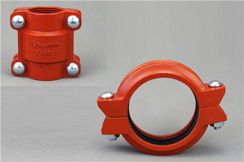 Ductile Iron Grooved Rigid Coupling and HDPE Coupling