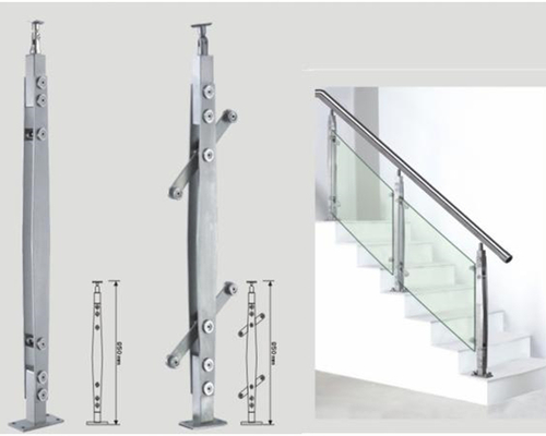 Standard Design Glass Railing Pillars