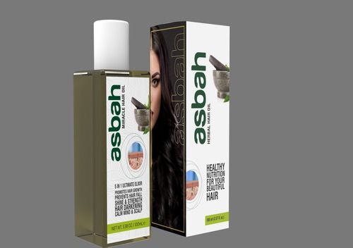 Asbah Herbal Hair Oil Shelf Life: 3 Years