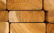 Green Fine Finish Teak Wood Lumber 