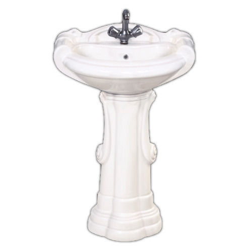 Ceramic Pedestal Wash Basin