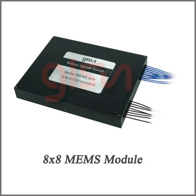  GLSUN 8x8 MEMS फाइबर ऑप्टिकल स्विच 