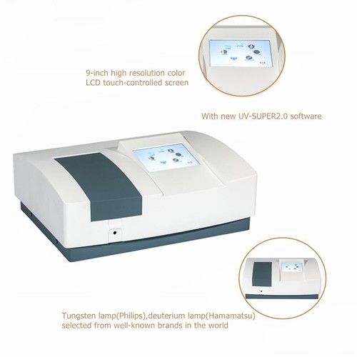 Touch Screen Double Beam UV Vis Spectrophotometer