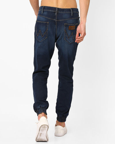 Men's Navy Blue Wrangler Jeans