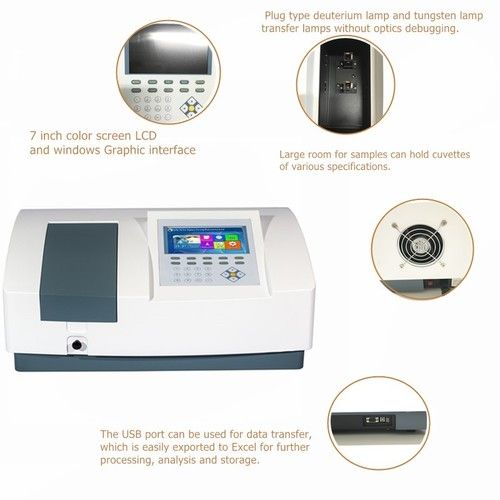 N6000plus UV Vis Spectrophotometer with Color Screen