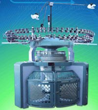 Rib And Interlock Knitting Machine