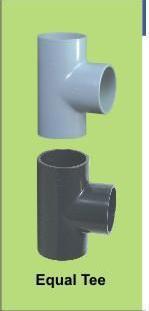 Upvc Agriculture Fittings Equal Tee