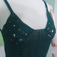 Summer Ladies Fancy Green Top