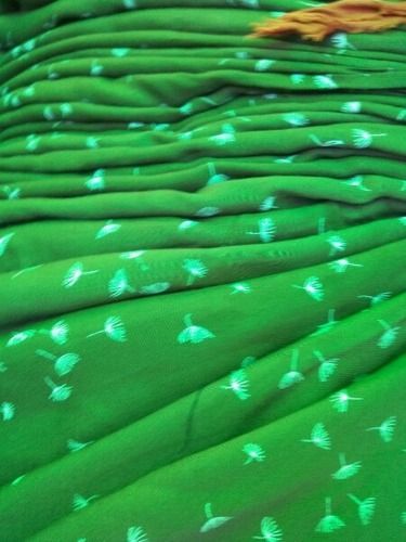 Exclusive Green Printed Fabric
