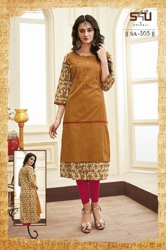 Ladies Fancy Half Sleeve Kurti at Best Price in Ludhiana | Vinoo Fashion-hautamhiepplus.vn