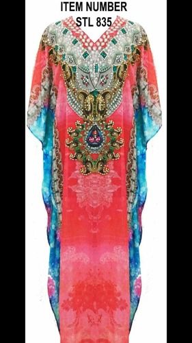 Ladies Multicolour Designer Kaftan