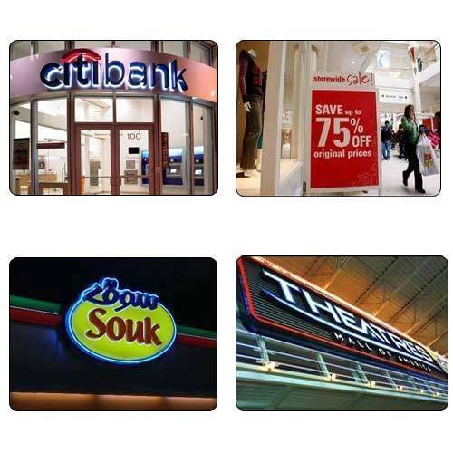 Customized Advertising Mall Signages By First Generation