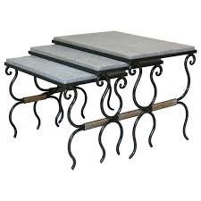 Decent Wrought Iron Nesting Tables