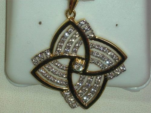 Designer Diamond Pendant Set