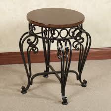 wrought iron stool