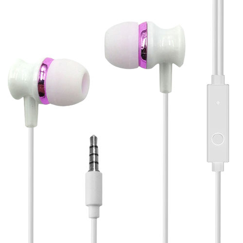 Earbuds Deep Bass Plastic Earphones with Mic