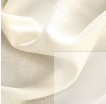 Elegant White Stitching Curtain Fabric