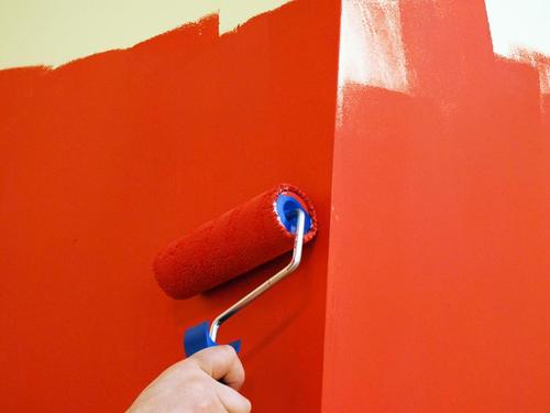 Red & Black Smooth Texture Wall Paints 