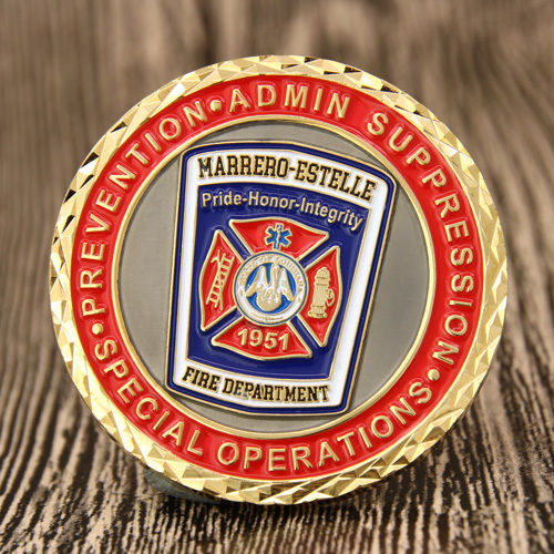 Fire Department Custom Coins