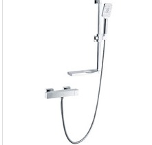 Chrome Brass Thermostatic Bath Mixer Taps