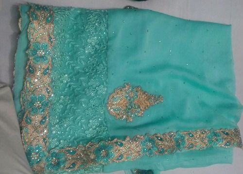 Any Embroided Work Fancy Sarees