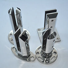 Stainless Steel Spigots Frameless Pool Deck Fence Glass Clamp