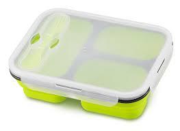 Green Color Plastic Lunch Box