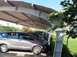 Prefabricated Car Parking Shed - High-Durability Metal, Customizable Designs for SUVs and Vans | Protects From Harsh Weather, Enhances Aesthetic Appeal