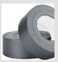 Round Grey Tapes Roll