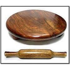 Fine Finished Wooden Chakla Belan