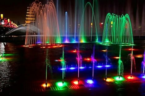 Fountain LED Light In Colors