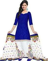 Any Blue Color Cotton Salwar Suits