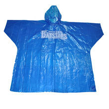 Blue Color Customized Poncho Raincoat