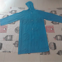 Blue Pvc Kids Raincoat